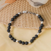 Lava Silver Bracelet